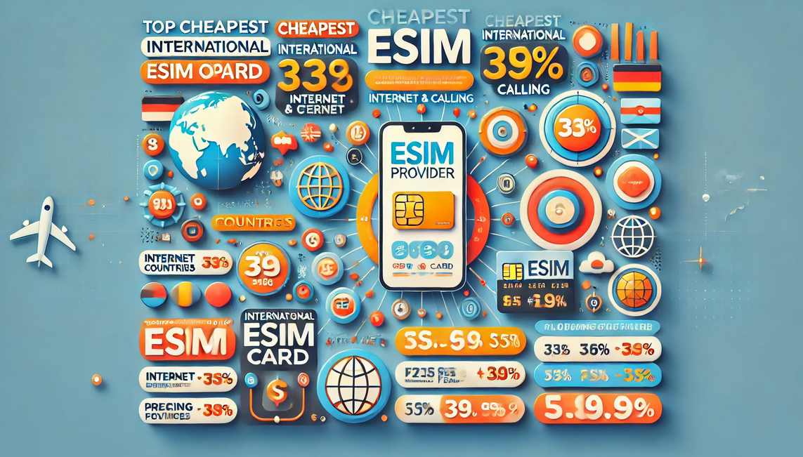 Most Affordable International Travel eSIMs for Internet Data and Calling