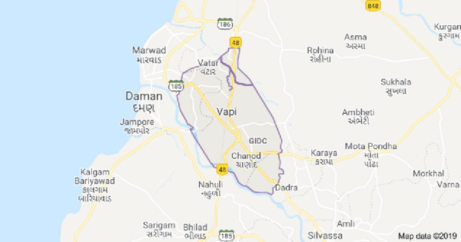 Tourist Map Guide of Vapi - Gujarat Orbit