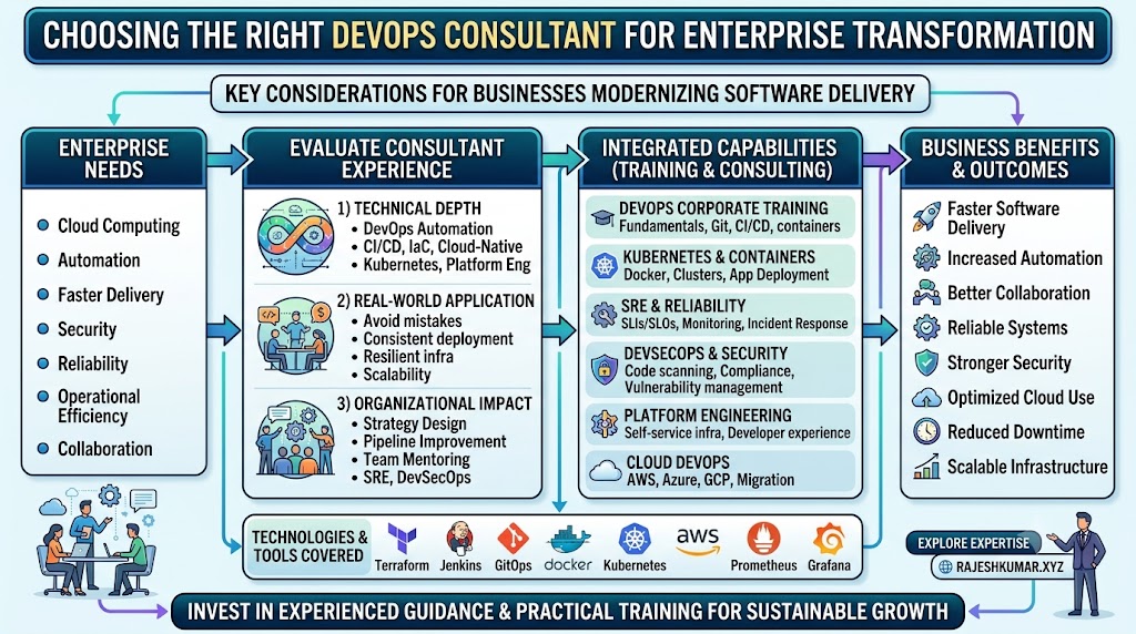Choosing the Right DevOps Consultant for Enterprise Transformation