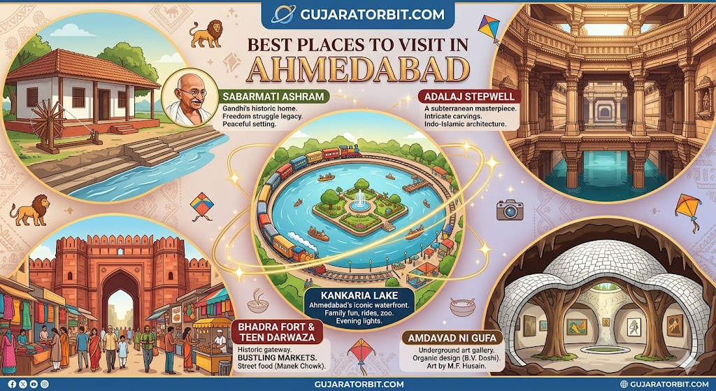 Best Places to Visit in Ahmedabad