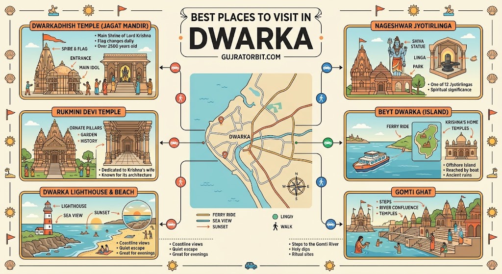 Best Places to Visit in Dwarka
