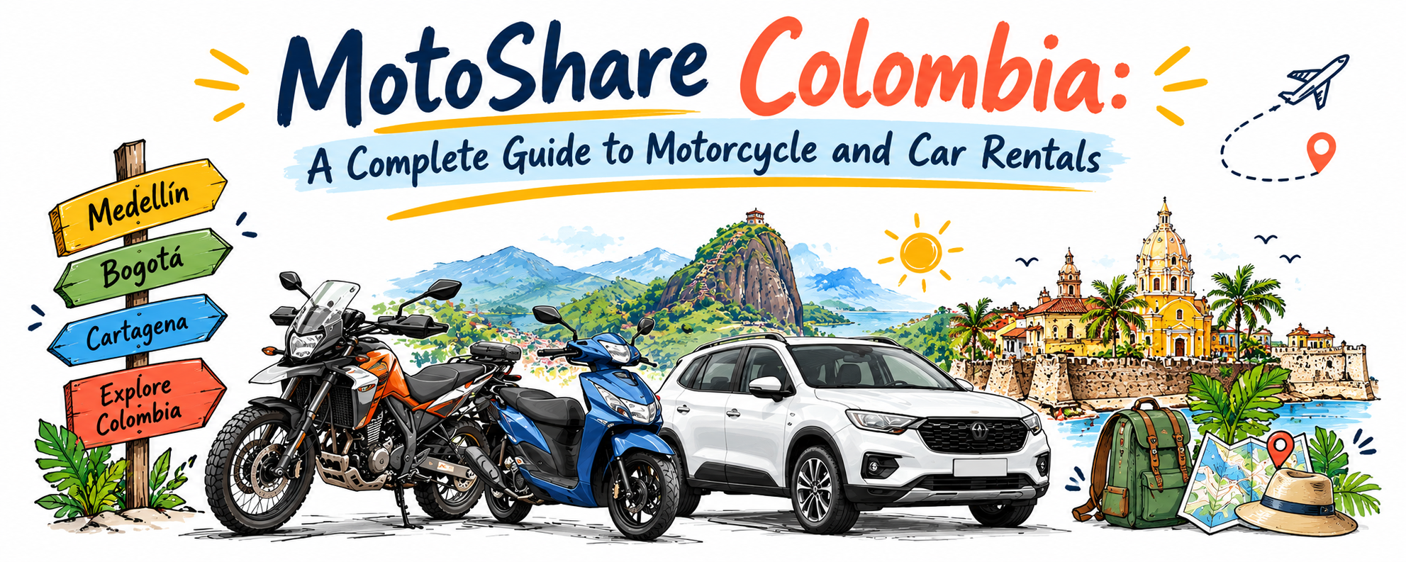 MotoShare Colombia: A Complete Guide to Motorcycle and Car Rentals